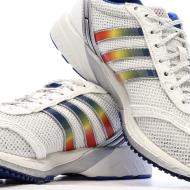 Baskets Blanches/Bleu Garçon Adidas Adizero Adios vue 7