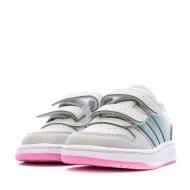 Baskets Grise Fille Adidas Hoops 2.0 vue 6
