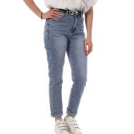 Jean Mom Fit Bleu Femme My Tinas Ceinture pas cher