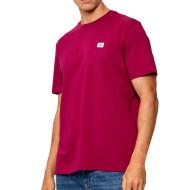 T-Shirt Bordeaux Homme Calvin Klein Jeans Badge 30s pas cher
