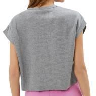 T-shirt Gris Femme Adidas HE1476 vue 2