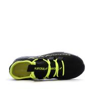 Baskets Noir/Jaune Homme Kaporal Dofino vue 4