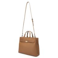Sac à main Camel Femme Tommy Hilfiger Heritage Satchel vue 3