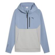 Sweat Bleu/Gris Homme Puma Tech Half Zip pas cher