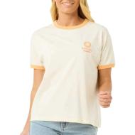 Rip Curl Carlos Ringer Frauen Ecru T-Shirt günstig