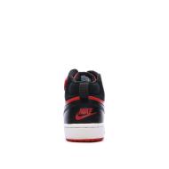 Baskets Noir/Rouge Mixte Nike Court Borough Mid 2 vue 3