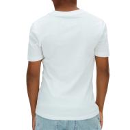 T-Shirt Bleu clair Garçon Calvin Klein Jeans Stacked vue 2