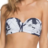 Haut de Bikini Bandeau Bleu Femme Roxy Printed Beach Classics