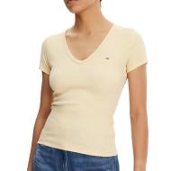 T-Shirt Jaune Femme Tommy Hilfiger Essential