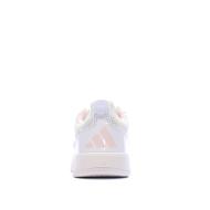 Baskets Blanc/Rose Enfant Adidas Tensaur vue 3