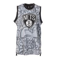 Maillot BROOKLYN NETS Noir/Gris Garçon NBA Shake The Can Shooter pas cher