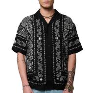 Chemise Noire Homme Kaporal TEXAS pas cher