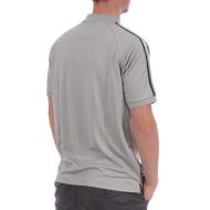 Polo gris bandes noir/blanc homme Hungaria Training pro vue 2