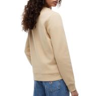 Sweat Beige Femme Tommy Hilfiger Flag Crew1 vue 2