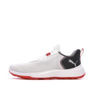 Zapatillas de golf para hombre PUMA Fusion Crush Sport, en blanco y rojo barato