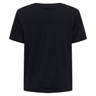 T-Shirt Noir Femme JDY Louisa 15349536 vue 2