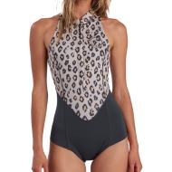 Combinaison de Surf Noire à Motifs Femme Billabong Salty Dayz pas cher