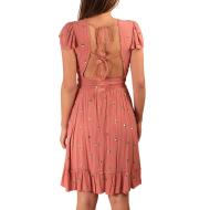 Robe Rose Femme Goa CHICA vue 2