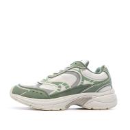 Baskets Blanc/Vert Homme Tommy Hilfiger Archive 25 pas cher