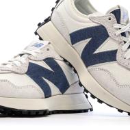 327 Baskets Grises/Bleu Femme New Balance vue 7