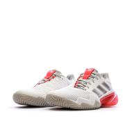 Adidas Barricade Damen Tennisschuh Weiß/Pink Ansicht 6