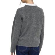 Pull Gris foncé Femme Only Lolivia vue 2