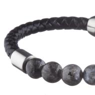 Bracelet Noir Homme Geographical Norway 315003 vue 3