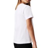 T-shirt Blanc Fille Calvin Klein Jeans Monogram vue 2