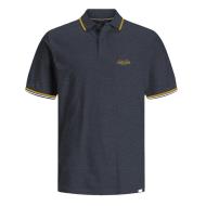 Polo Gris Chiné Homme Jack & Jones Jorten pas cher
