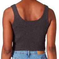 Top en maille Gris Femme Pieces Felipa vue 2