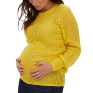 Pull de Grossesse Jaune Femme Vero Moda Maternity Taka Balloon pas cher