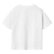 T-Shirt Blanc Fille Name it Vobbo vue 2