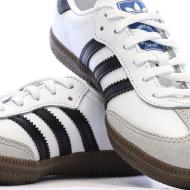 Baskets Adidas Samba Blanches Mixte Junior vue 7