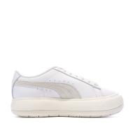 Basket Blanche Femme Puma Suede Mayu vue 2