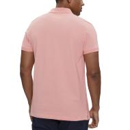 Polo Rose Homme Tommy Hilfiger Slim Plackett vue 2