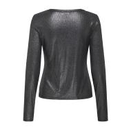 T-Shirt Manches Longues Noir Femme JDY Sofia vue 2