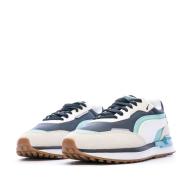 Baskets Grise Garçon Puma City Rider vue 6