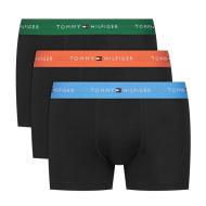 X3 Boxers Noir/Bleu/Vert Homme Tommy Hilfiger Trunk UM0UM02763 pas cher