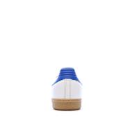 Baskets Blanches/Bleu Garçon/Fille Adidas Samba vue 3