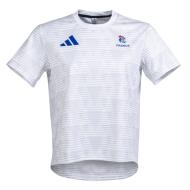 Adidas Offizielle Französische Nationalmannschaft Handball Trainingstrikot Weiß Damen günstig