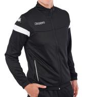 Sweat Noir/Blanc Homme Kappa Vacone