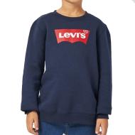 Sudadera azul marino para niño de Levi's, corte recto, con mangas de murciélago barato