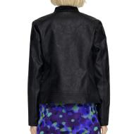 Veste Simili Cuir Noire Femme JDY Emily vue 2