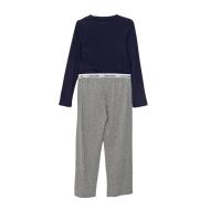 Pyjama Marine/Gris Fille Calvin Klein Jeans Peacoat vue 2