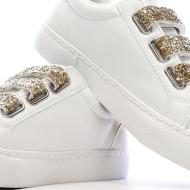 Baskets Blanche/Doré Femme Kaporal Tippyk vue 7
