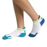 x2 Paires de Chaussettes Blanc/Bleu Garçon Dim D0B47 vue 2