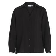Chemise Noire Femme Vila Domira vue 3