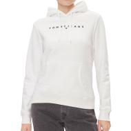 Sweat à Capuche Blanc Femme Tommy Hilfiger Linear