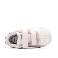 Baskets Blanc/Rose Puma Cali Court Match vue 4