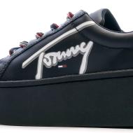Baskets Noir Femme Tommy Hilfiger Icon Signature vue 7